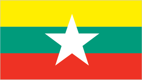 Burma Myanmar Flag